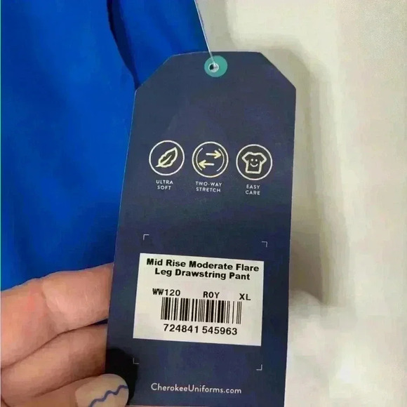 New with tags, womens size XL Cherokee scrubs pants, #N471 - Picture 5 of 8